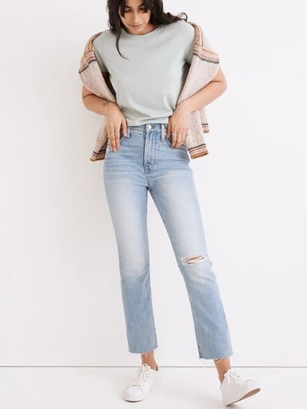Madewell The Curvy Perfect Vintage Jean in Coney Wash
